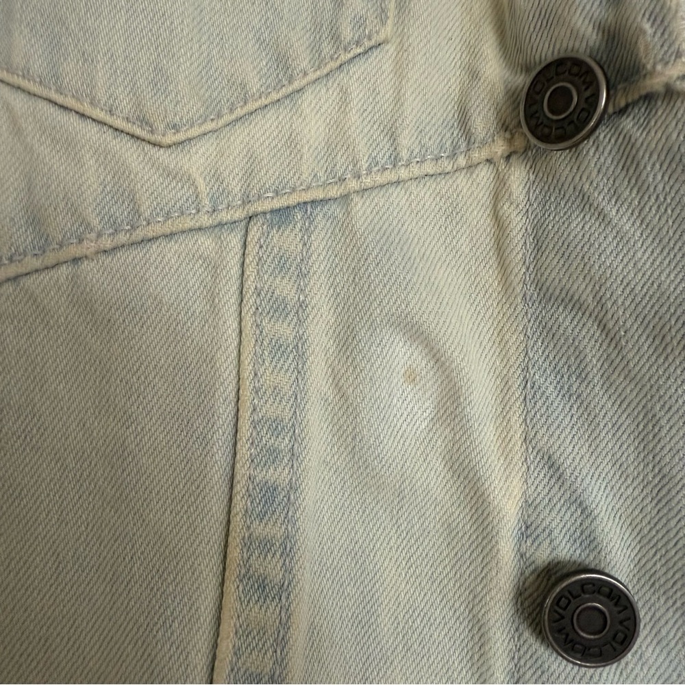 Denim Leopard Print Jacket - Picture 6 of 6